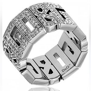 DOLCE & GABBANA LOGO ETERNITY RING